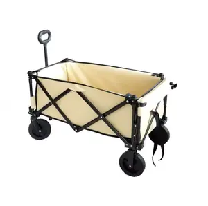 Giá Tốt Nhất Gấp Giỏ Hàng Wagon Dài Gấp Wagon Trọng Lượng Nhẹ Gấp Xe Đẩy Wagon Với Có Thể Điều Chỉnh Xử Lý Cho Ngoài Trời