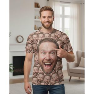 T-shirt personnalisé avec photo, unisexe, 100% coton, impression numérique, matière jersey respirante - Product Image 3