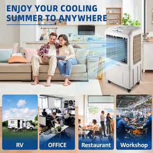 7000m3/H Enfriador de aire portátil con energía solar AC/DC 12V Ventilador de refrigeración por agua recargable Enfriador de aire evaporativo Aire acondicionado de agua - Product Image 6