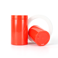 Bouteille en plastique PET de qualité alimentaire à large ouverture de 600 ml et 1300 ml pour poudre de suppléments, capsules, vitamines, bonbons gélifiés – Prise en charge de la personnalisation