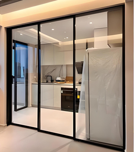 <span class=keywords><strong>Porta</strong></span> Scorrevole in Alluminio a Tre <span class=keywords><strong>Ante</strong></span> con Telaio Sottile Moderno e Minimalista per Ville, Hotel, Uffici e Partizioni - Product Image 4