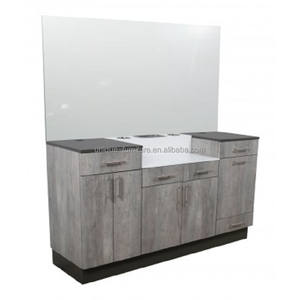 Espejo led de doble cara para peluquería, estación de espejo para barbería - Product Image 2