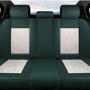 Fashionable Custom Pu Leather Car Seat Cover Artificial Leather Universal Cushion 5-seater Car Seat Covers For Universal Cars