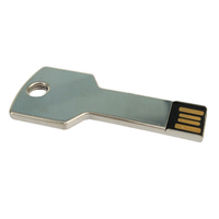 Clé USB en forme de clé personnalisée 4 Go, 8 Go, 16 Go, 32 Go, 64 Go clé USB en métal, clé USB cadeau promotionnel avec logo