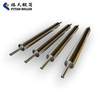 Rouleau de convoyeur FUTIAN ROLLER FT-435 pour convoyeur à bande, axe de rouleau personnalisé avec revêtement PTFE, anti-UV et antistatique