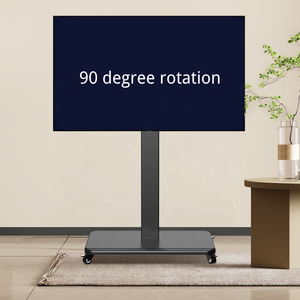 Nouveau Chariot TV Amélioré avec Rotation d'Écran à 90 Degrés, Support TV Mobile Horizontal et Vertical pour Écrans de 32 à 65 Pouces - Product Image 4