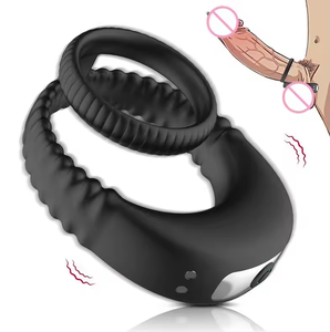 Paar Ringen Vibrerende Penis <span class=keywords><strong>Cock</strong></span> Ring Seksspeeltjes Voor Mannen Vertragen Ejaculatie <span class=keywords><strong>Cock</strong></span> Ring Sexy Goederen Vibrator Voor Mannelijke Volwassenen Homo - Product Image 1
