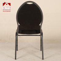 Chaise de banquet empilée en métal veine d'argent chaise d'hôtel pour restaurant bar événements de mariage hôtels exportés pour le marché allemand