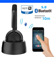 Auriculares Inalámbricos Monoaurales OEM ODM de Fábrica Nuevos de 2022 con Micrófono Direccional con Cancelación de Ruido, Auriculares Bluetooth para Centro de Llamadas