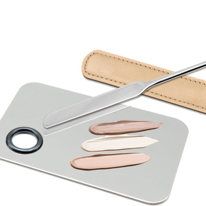 Stainless Steel Makeup Spatula Foundation Scraper Dual End Cosmetic Cream Tool for Nail Face Beauty - Product Image 6