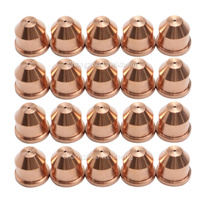 Para Lincoln LC125M Torch Flexcut 125 Cutter Consumibles 125A Boquilla con punta de plasma BK14300-11 125A Hecho de cobre - Product Image 6