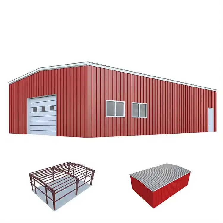 Structure design metal fabrication welding prefabricated industrial steel structure warehouse metal building warehouse