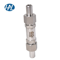 Filter Gas Laboratorium Suhu Tinggi Tekanan Tinggi HAL-LOK H-LTK Baja Tahan Karat 316 Katup Hidrolik Inline 3000psi Ukuran 1