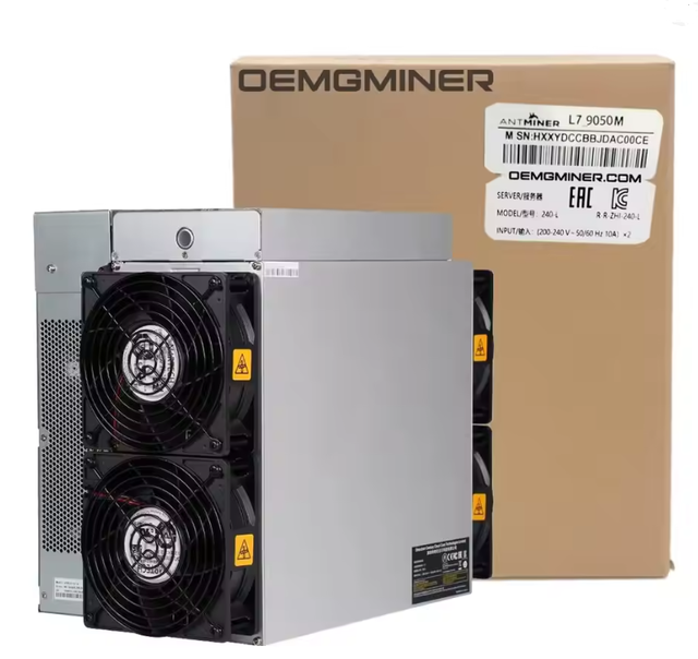 ASLminer Second Hand Bitmain Antminer L7 9.16Gh Asic Antminer for Litecoin (LTC) Dogecoin DOGE Miner