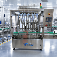 Équipement de remplissage automatique contrôlé par PLC Winlor pour contenants en plastique et en verre de plusieurs tailles