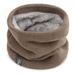 Écharpe chaude d'hiver pour garçons, filles, enfants, bébés, cache-cou épais, col, <span class=keywords><strong>snood</strong></span>, coton <span class=keywords><strong>tricot</strong></span>é, anneau, neige, FROID - Product Image 4
