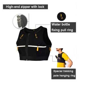 Chaleco Deportivo Reflectante para Correr, con Porta Celular y Porta Botella para Corredores - Product Image 6