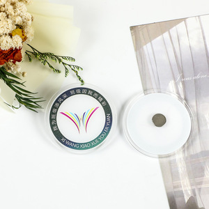Porte-clés en acrylique Qi Kang, étiquette de nom personnalisée, emblème personnalisé, cadeau pour la promotion de la classe - Product Image 3