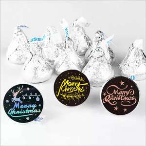 Rollo de etiquetas adhesivas de papel duradero holográfico imprimible, dispensador de rollo de etiquetas con logotipo de código de barras Blanco/transparente para promoción - Product Image 6