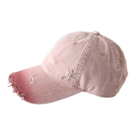 Gorro de Béisbol Moderno para Adultos, Estilo Dad Hat, Color Degradado, Sin Estructura, 100% Algodón, Logotipo Bordado de Marca, Ajustable