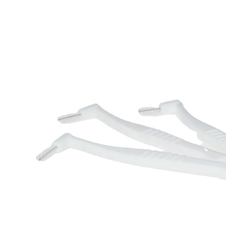 Блистерная упаковка в карточку, популярная распродажа, L-образная щетина Dupont, межзубная щетка