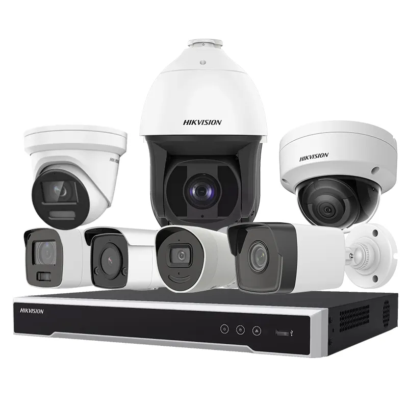 Original Hikvision 2MP 4MP 8MP Bullet Dome Eyeball Turret POE IP Security Camera with Dahua CCTV Camera