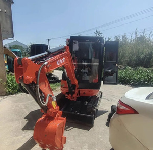 Mini-excavatrices Kubota d'origine japonaise U27/U30/U20/U15, mini-excavatrice sur chenilles hydraulique U20 d'occasion. - Product Image 4
