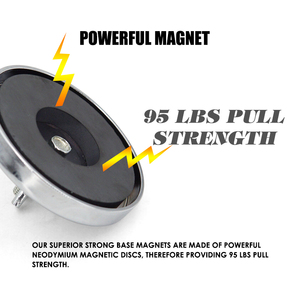 ที่ยึดธงแม่เหล็กนิรภัย3.2 "ที่ยึดธงแม่เหล็กพร้อมน็อตล็อคปีกสำหรับธงความปลอดภัยป้ายโอเวอร์ไซส์ - Product Image 5