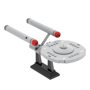 MOC1207 mooxi u.ss modello di serie creativa aziendale anime in plastica Action Figure Puzzle set di mattoncini per bambini giocattoli - Product Image 1