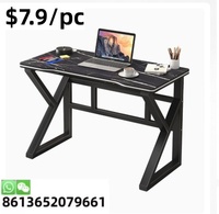 Table de jeu pour gamer avec cadre métallique, idéale pour salle informatique - Offre Spéciale