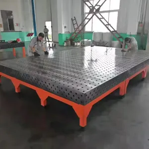 Precision Cast Iron 3D Welding Table 3 Dimensional Flexible Equipment