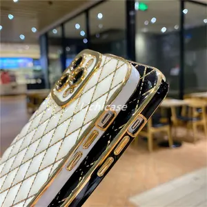 Lichicase Luxurious Gold Plated Diamond Cell Phone Case For Realme C53 C55 Shockproof TPU Cover