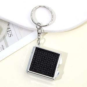 Mini espejo Bling llavero accesorios Venta caliente espejo llavero venta al por mayor espejo de bolsillo - Product Image 6