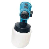 Semprotan Cat HVLP Tanpa Kabel 21V 3 Nozzle Pistol Semprot Listrik Lithium Ion Alat Pengecatan Furnitur Dinding Pagar Mobil Grosir OEM ODM