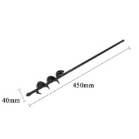 Perceuse manuelle foret spiralée à main pour jardin Tarière pour jardin semis ameublissement du sol Outils de plantation pour creuser des fosses