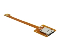 Extensor de cable de tarjeta SIM de 15cm Micro macho a SIM estándar hembra FPC con toma SIM Push-Push