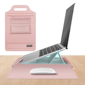 Sac pour ordinateur portable avec support pour tapis de souris, petite <span class=keywords><strong>pochette</strong></span> pour <span class=keywords><strong>Macbook</strong></span> <span class=keywords><strong>Pro</strong></span> HP 13 <span class=keywords><strong>14</strong></span> 15 16 <span class=keywords><strong>pouces</strong></span>, sacoche pour ordinateur portable hommes femmes - Product Image 2