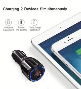 ที่ชาร์จในรถยนต์ 30W USB A+C ชาร์จเร็ว PD USB QC3.0 สำหรับโทรศัพท์มือถือ ขายดี - Product Image 5