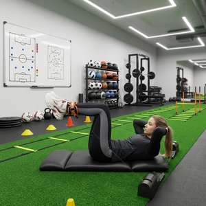 Équipement d'entraînement sportif intelligent 10 en 1 pour l'entraînement des jambes et la musculation au <span class=keywords><strong>football</strong></span>, machine à câbles avec poids réglables - Product Image 1