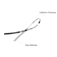 0.083mm Mince Bobine Métallique 1J85 Nickel Brillant Supermalloy Bande De Blindage Électromagnétique Mumétal Alliage Magnétique