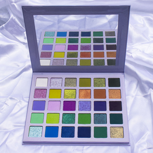 Palet Eyeshadow Campuran Sparkle Shimmer dan Matte 30 Warna Pigmentasi Tinggi Tahan Lama Koleksi Riasan Cerah - Product Image 5