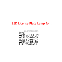Accessoires de voiture faciles à installer Lampe d'immatriculation à LED pour Benz W211 W203 W219 R171