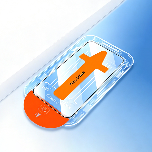 9h Easy Installation 0.33mm High Aluminum Glass Tempered Glass Screen Protector for Iphone 16 17 Pro Max