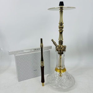 Cachimba Original Estilo Árabe Moze TradiM de Acero Inoxidable para Fiestas, Clubes, Reuniones Sociales y Salones - Product Image 1