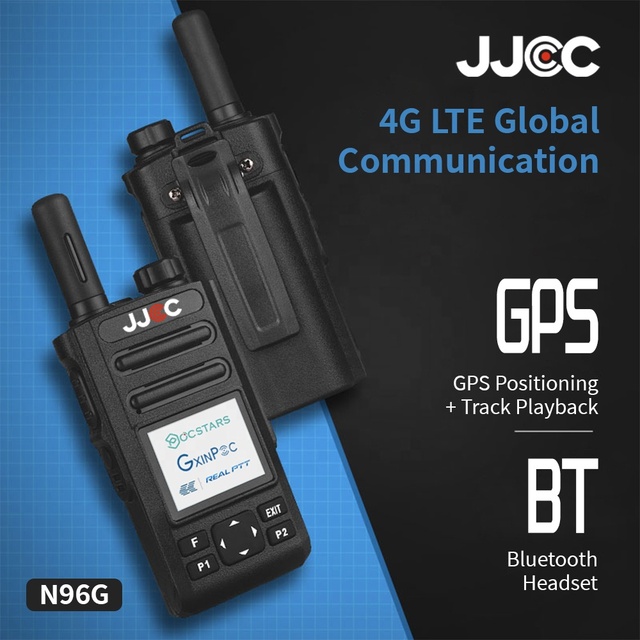 JJCC N96G 4G SIM POC GPS Handheld Two Way Radio Walkie Talkie with Group Calls