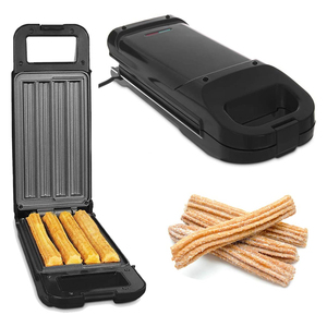 Aifa Nouvelle Machine à Gaufres Électrique, Machine à Churros avec <span class=keywords><strong>Plaques</strong></span> Multiples, 4 Churros, 2 Gaufres Belges, 1 Omelette, Snack, Petit-déjeuner - Product Image 4