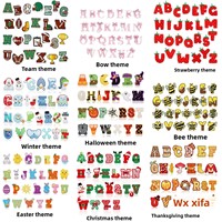 Offre Spéciale Mini Patchs Nouveaux Petits Autocollants Brodés Lettres Anglaises A-Z à Thermocoller pour Décoration de Chapeaux et Projets DIY