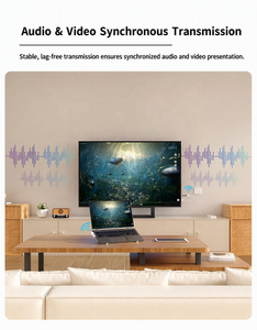 Kit Inalámbrico USB-C TX y HDMI RX Blanco <span class=keywords><strong>de</strong></span> 98 pies/30 m, 1080p 60Hz, Plug&Play, Transmite Video/Audio <span class=keywords><strong>a</strong></span> <span class=keywords><strong>TV</strong></span>/Monitor desde Teléfono/Laptop - Product Image 6