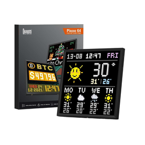 <span class=keywords><strong>Divoom</strong></span>-Pantalla de panel LED digital para sala de juegos, marco digital de nube de píxeles, 64X64, control por aplicación, para decoración de sala de juegos, redes sociales - Product Image 1