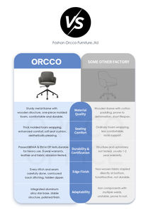 Silla de oficina giratoria de tela de cuero de elegancia nórdica de ocio moderna con base de aluminio para mesas y sillas de oficina y conferencias - Product Image 3